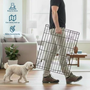Dog Playpen Foldable Metal Exercise Pen 8 Panels