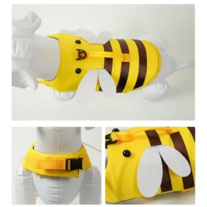 Little Bee Pet Dog Life Jacket Breathable Adjustable