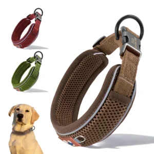 Personalized Dog Collar Mesh Breathable