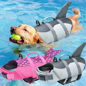 Shark Dog Life Jacket Enhanced Buoyancy Small